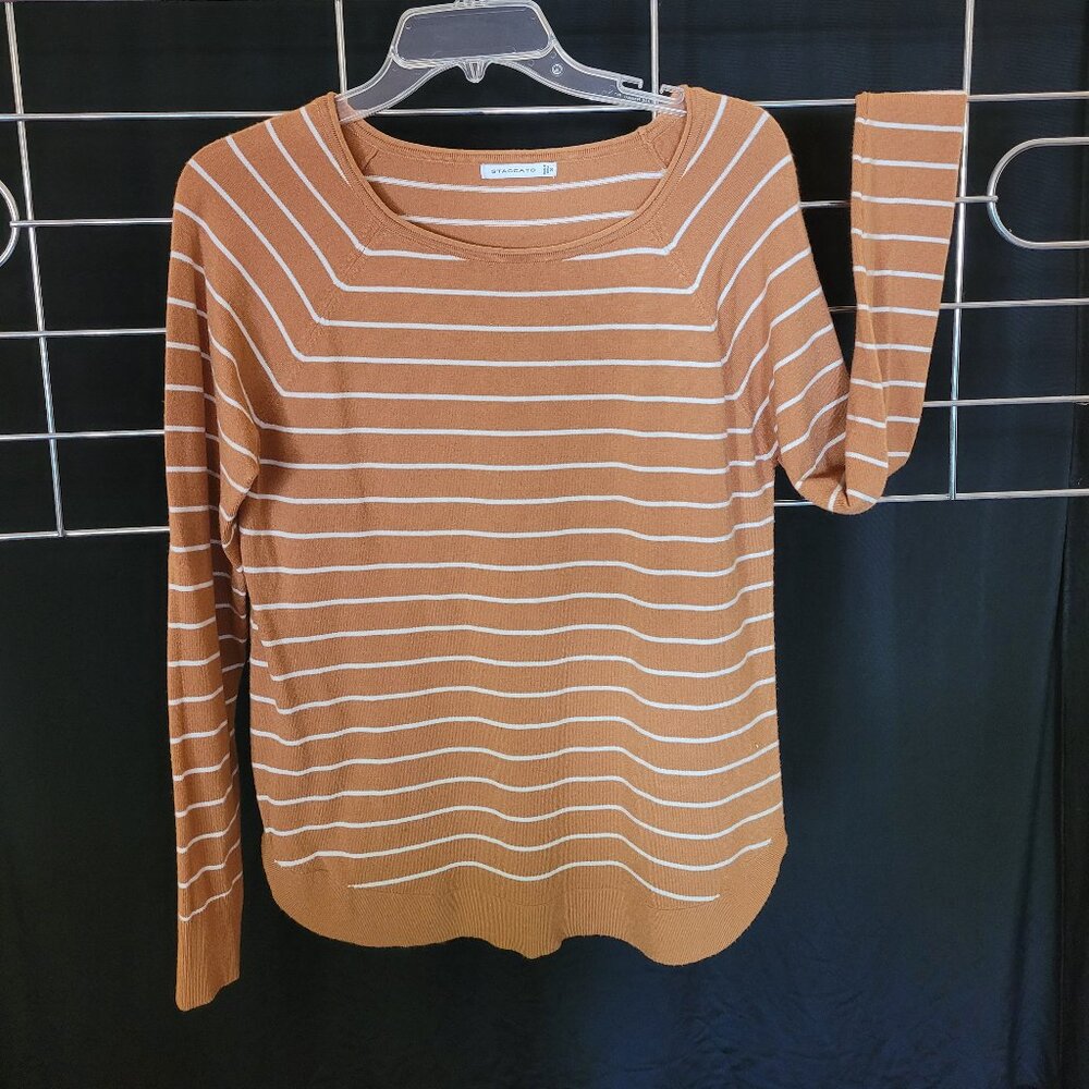 Staccato Pullover Sweater,  Size Small